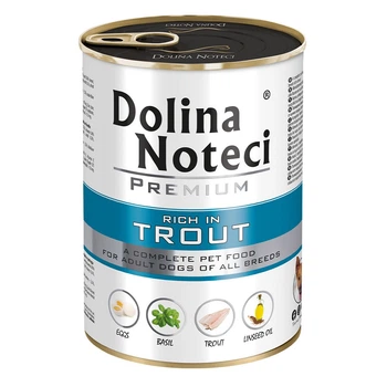 Влажный корм для собак с форелью Dolina Noteci Premium Dog Trout, 400 гр