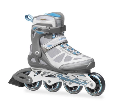 Роликові ковзани для дорослих Rollerblade MACROBLADE W 37 (6.5US) 235мм Anthracite/light blue (07356700 9A6)