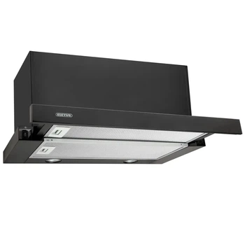 Витяжка кухонна ELEYUS Storm G 1200 LED SMD 60 BL 226Вт, 1200 м³/год, телескопічна, чорна (витяжка ELEYUS, телескопічна)
