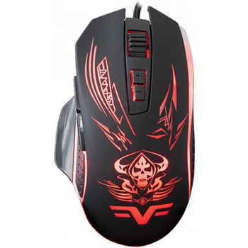 Мышь проводная Frime Drax оптическая 2400dpi с подсветкой Black (FMC1850)