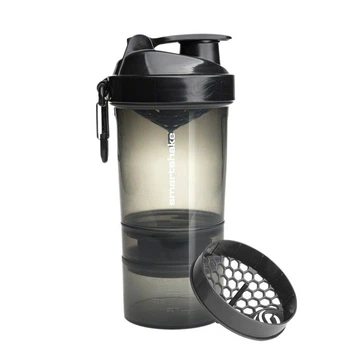 Спортивний шейкер SmartShake Original2GO темно-сірий 600 мл (10561401)