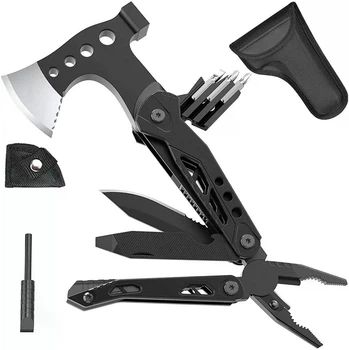 Мультитул похідний Multitool ніж сокира 15в1 мульти-інструмент Multi-Tool Набір мультитул з нержавіючої сталі