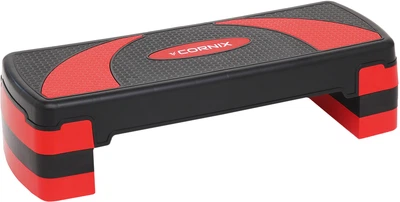 Степ-платформа Cornix 3-ступінчаста 78 х 29 х 10-20 см Чорно-червона (XR-0185)