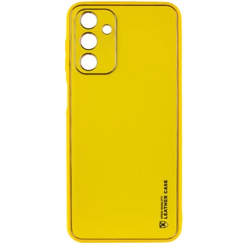 Шкіряний чохол Xshield для Samsung Galaxy A34 5G (Жовтий)