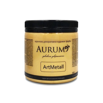 Декоративная краска Светлое золото 400 мл "Aurum"