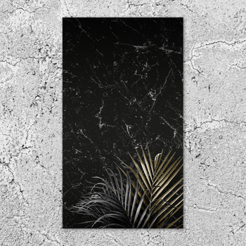 Картина на металле с текстурным принтом (61*30,5 см) Palm leaves (16910000000138841)