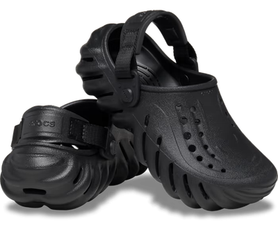 Чоловічі крокси Crocs Echo Clog Storm Чорні (38-39, чорний)