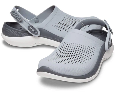 Чоловічі Крокс Лайтрайд КЛог Сірі Crocs Literide Clog 360 Light Grey/Slate Grey (45-46, сірий)