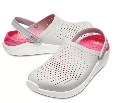 Дитячі крокси для дівчинки Crocs LiteRide Pearl/White Clog (29/30, рожевий)