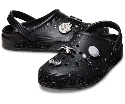Чоловічі крокси Crocs Star Wars Off Court Clog Black (38-39, чорний)