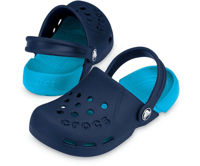 Дитячі крокси-сабо для хлопчика Crocs Electro Clog Navy/Electric (24/25, синій)