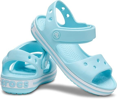 Дитячі сандалії для дівчинки Crocs Crocband Sandal Ice Blue/White (29/30, блакитні)