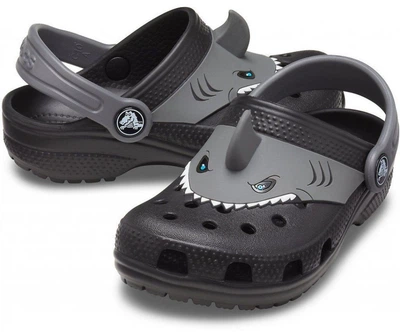 Дитячі крокси-сабо для хлопчика Crocs Kids Classic I AM Unicorn Black (25/26, чорний)