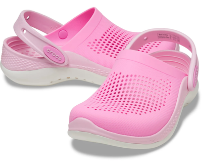 Дитячі крокси для дівчинки Crocs Kids LiteRide 360 Clog Taffy Pink / Ballerina Pink (28/29, яскраво рожевий)