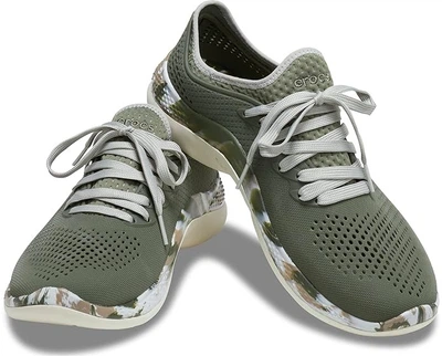 Чоловічі кросівки CROCS Literide 360 Marbled Pacer Army Green\Multi (44-45, чорний)