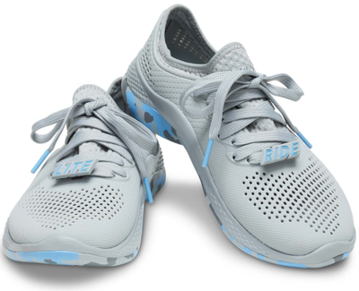 Чоловічі кросівки Crocs LiteRide 360 Marbled Pacer Sneaker Light Grey/Oxygen (42-43, сірий)
