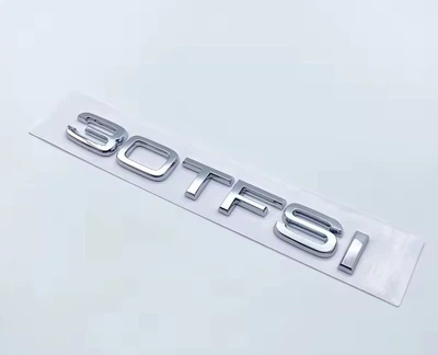 Эмблема шильдик надпись на багажник AUDI 30 TFSI ХРОМ 8V0-853-744-C-2ZZ