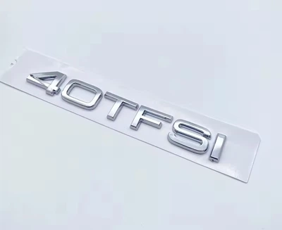 Эмблема шильдик надпись на багажник AUDI 40 TFSI ХРОМ 8K0-853-744-B-2ZZ