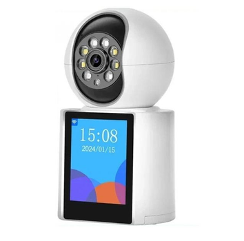 Радионяня Smart Camera 5MP с Wi-Fi, экраном 2.8", поворотная PTZ-камера с ночным видением и голосовой связью