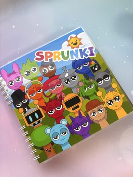 Альбом книга на липучках Игра Спрунки Sprunki