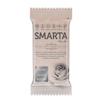 Пластика самозастигаюча, Срібна, 60 г, Smarta 30000065 8682923974556
