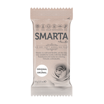 Пластика самозастигаюча, Біла, 100 г, Smarta 30000101 8682923974068