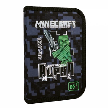 Пенал твердий YES одинарний без клапана HP-02 Minecraft Alpha (533655)