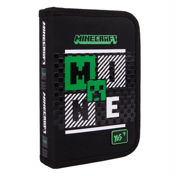 Пенал твердий YES одинарний без клапана HP-02 Minecraft Game