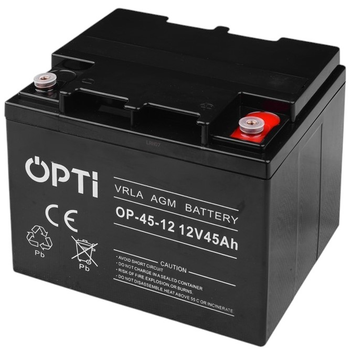 Akumulator Volt Polska AGM OPTI 12V 45 Ah (6AKUV045AG) Akumulator Volt Polska AGM OPTI 12V 45 Ah (6AKUV045AG)