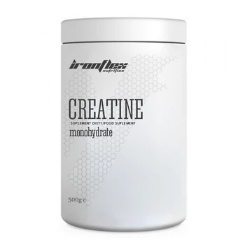 Креатин IronFlex Creatine Monohydrate, 500 грамм - Без вкуса - Упаковка ОТКРЫТАЯ БАНКА