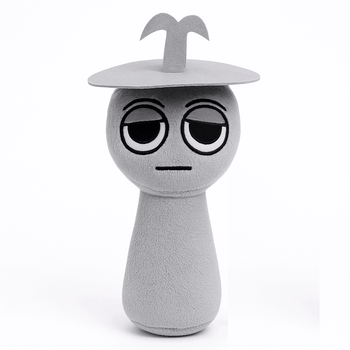 Мягкая игрушка Спрунки Sprunki Клюкр 30 см — плюшевое существо в шляпе из Incredibox, арт. 00517-83