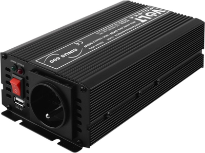 Перетворювач напруги Volt Polska Sinus 600 12/230V 300/600W (3SIP060012)