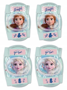 Набір дитячого спортивного захисту наколінники та налокітн Disney Frozen Крижане серце Ельза та Анна, білий/блакитний