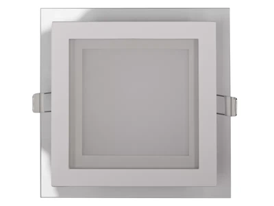 LED-панель Luxel зі скляним декором 200х200х30мм 175-260V 18W (DLSG-18N 18W)
