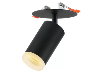Акцентный светильник luxel GU10 IP20 черный (DLD-09B)