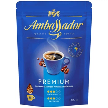 Кава розчинна Ambassador Premium 170 г
