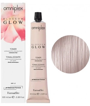 Безаммиачная крем-краска Farmavita Omniplex Blossom Glow Toner 10.21 Платиновый блондин перламутрово-пепельный 100 мл