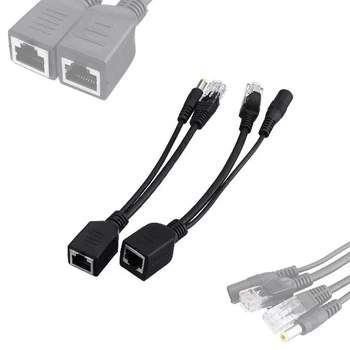 Комплект PoE сплитеров RJ45 (инжектор и сплиттер) | Адаптер для передачи питания и данных по витой паре