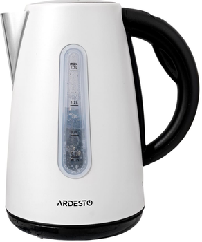 Электрочайник Ardesto EKL-F300W (1.7л, 2200Вт, нержавейка)