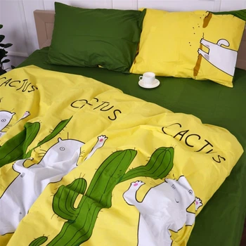 Комплект постельного белья MirSon Бязь Premium 17-0372 Cactus Односпальный (2200002667999)