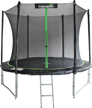Батут LEAN Sport Pro 244 см Black-Green (5902808159476)