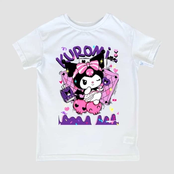 Подростковая футболка для девочки Спиногрыз Kuromi 10-00866 140 см Белая (ROZ6501089867)
