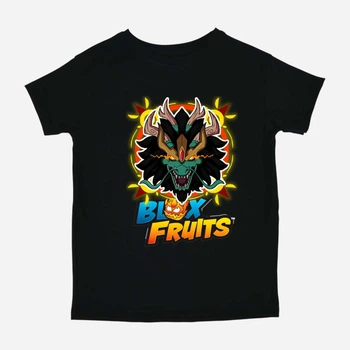 Подростковая футболка для мальчика Спиногрыз Blox fruits dracon 10-00878 158 см Черная (ROZ6501089986)