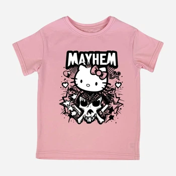 Детская футболка для девочки Спиногрыз Hello Kitty 10-00868 98 см Розовая (ROZ6501089884)