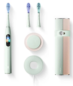 Електрична зубна щітка Oclean X Ultra Set Green (6970810553505)
