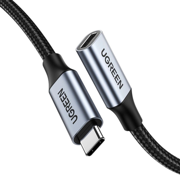 Kabel Ugreen USB Type-C - USB Type-C 100W 1 m Black (AT6957303802807)