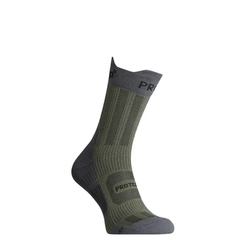 Шкарпетки компресійні літні "ShortDry PRO" Green/Grey 44-47