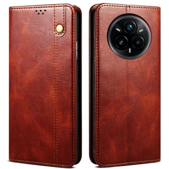 Чохол-книжка з кишеньками UniCase Leather Wallet для Realme 14 Pro Plus - Brown