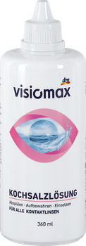 Фізрозчин для всіх типів контактних лінз Visiomax 360мл