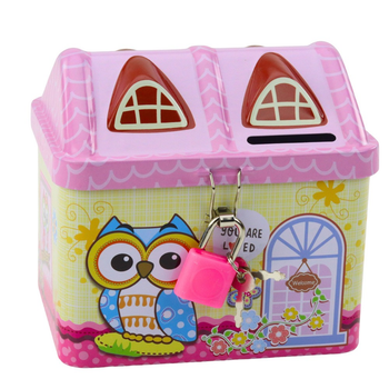 Скарбничка LEAN Toys Ключі від замка «Совиний будинок» металова рожева (5905991044420)
